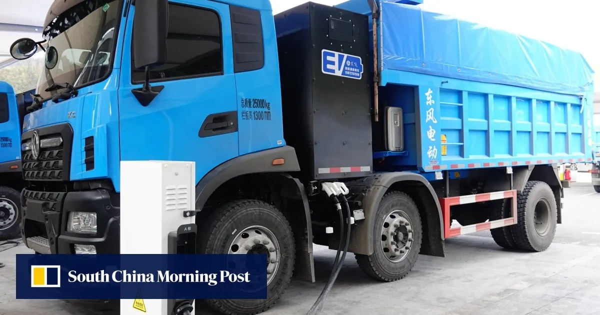 China’s big trucks go electric and abroad as subsidies help pave road to net-zero freight