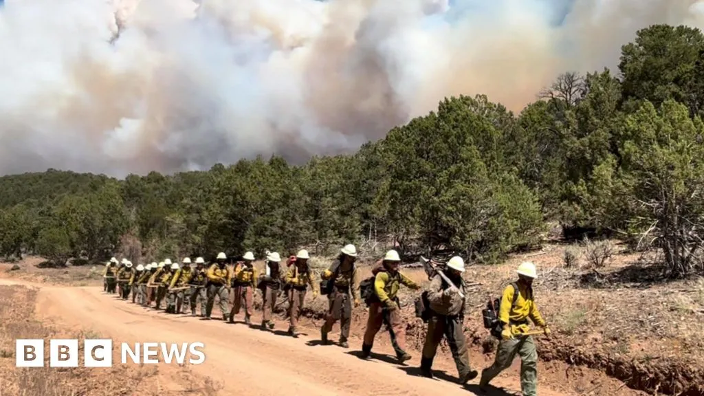 Three firefighters die battling huge wildfires on Colorado-Utah border