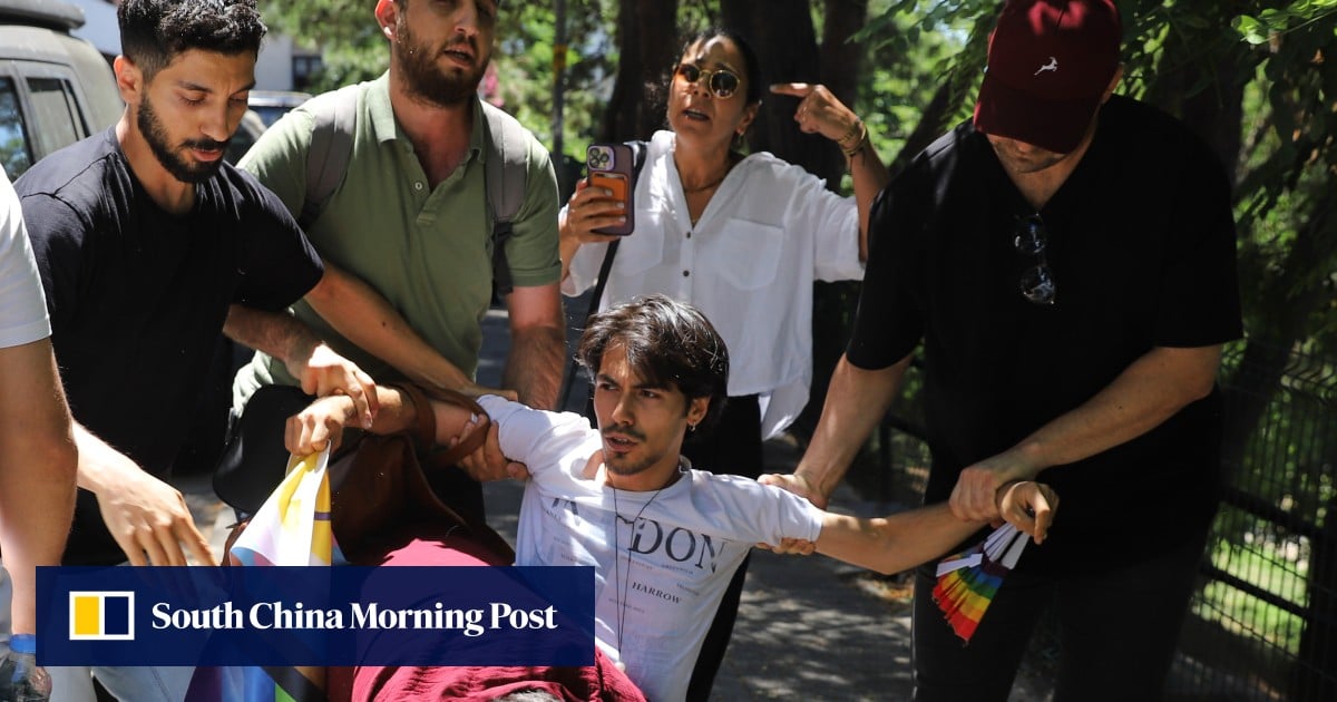 Police in Turkey detain dozens at Istanbul Pride event after authorities banned march