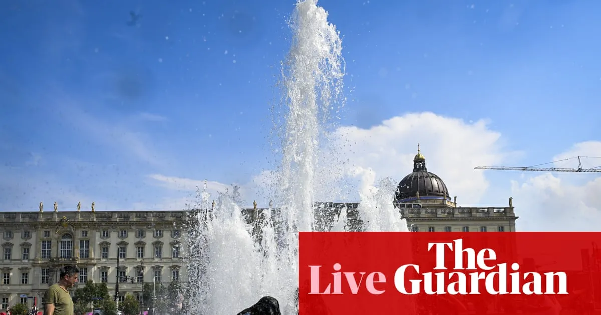 Extreme heat continues in central and eastern Europe with temperatures of 38C expected – Europe live