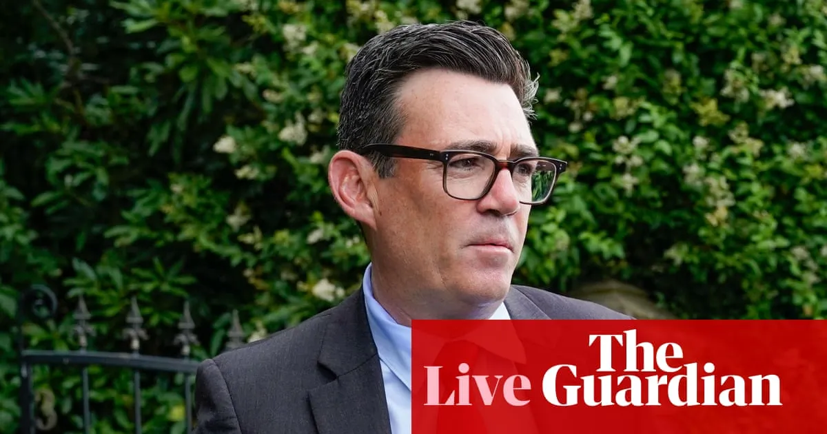 Andy Burnham to propose devolution plan in first major policy speech since launching bid for No 10 – UK politics live