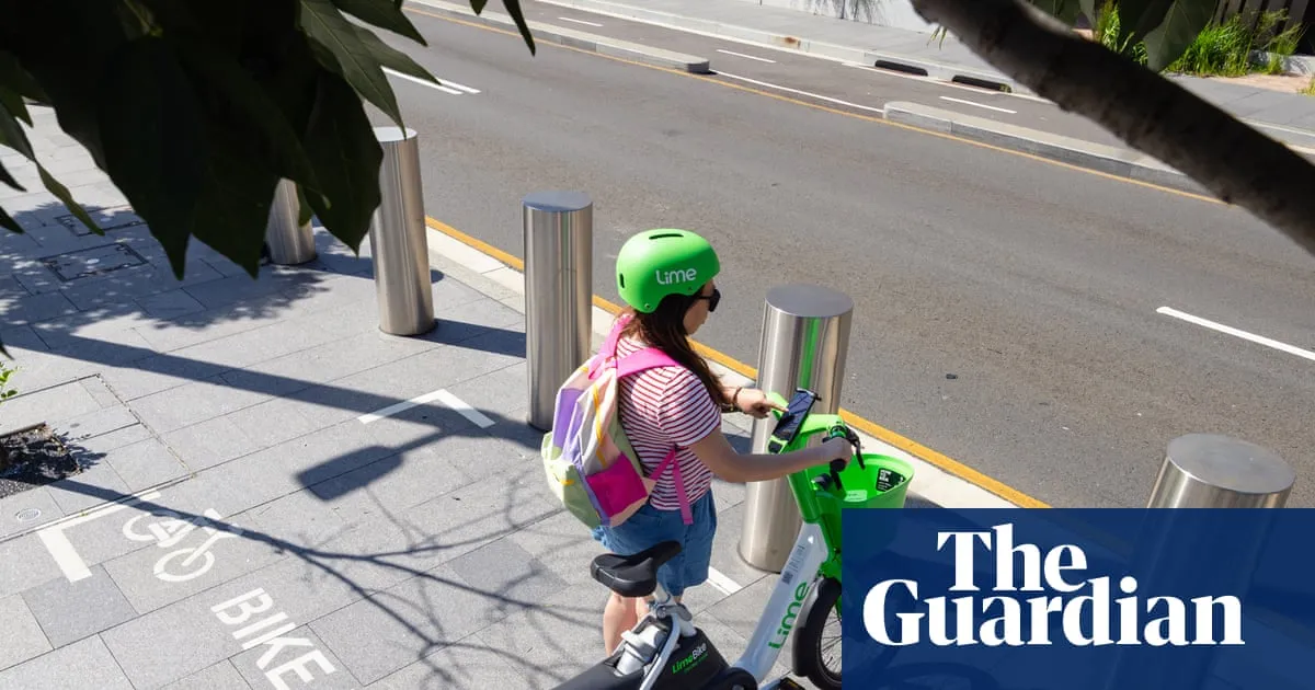 Sydney to get parking zones for shared ebikes in bid to stop ‘wild west scenes’ of blocked footpaths