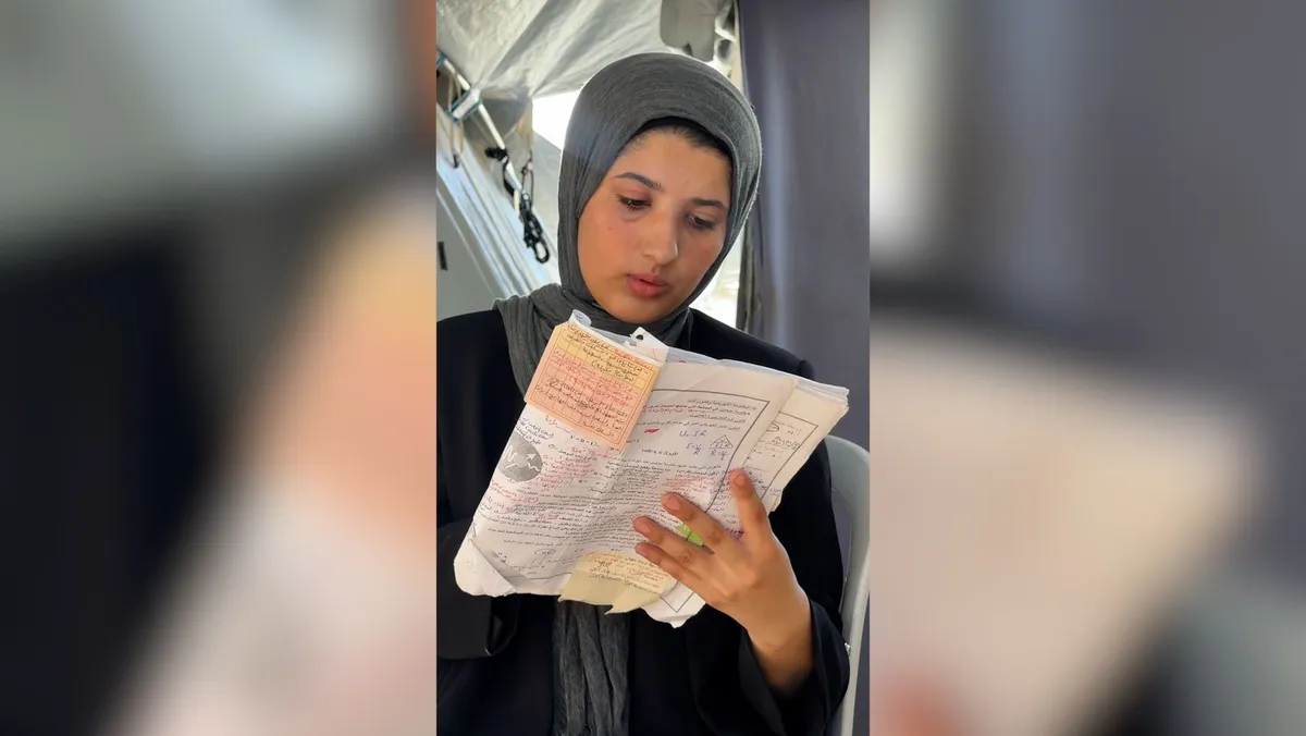 Gaza high school student’s fight for a future