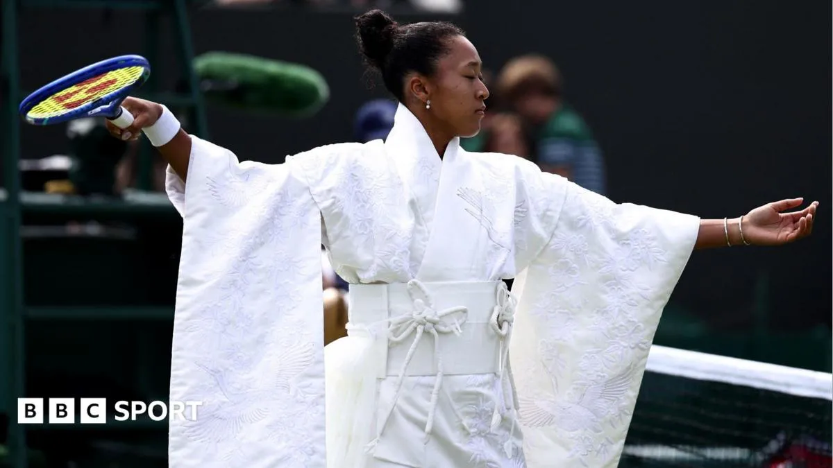 Osaka 'pays love and respect to Japan' in Wimbledon kimono