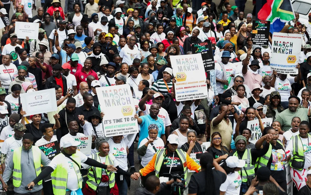 Fear grows in Johannesburg market as anti-migrant ‘deadline’ looms