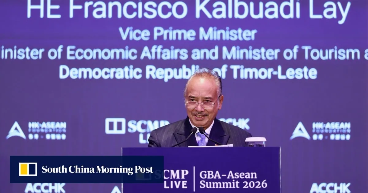 East Timor targets closer Asean-Greater Bay Area ties to spur economic growth