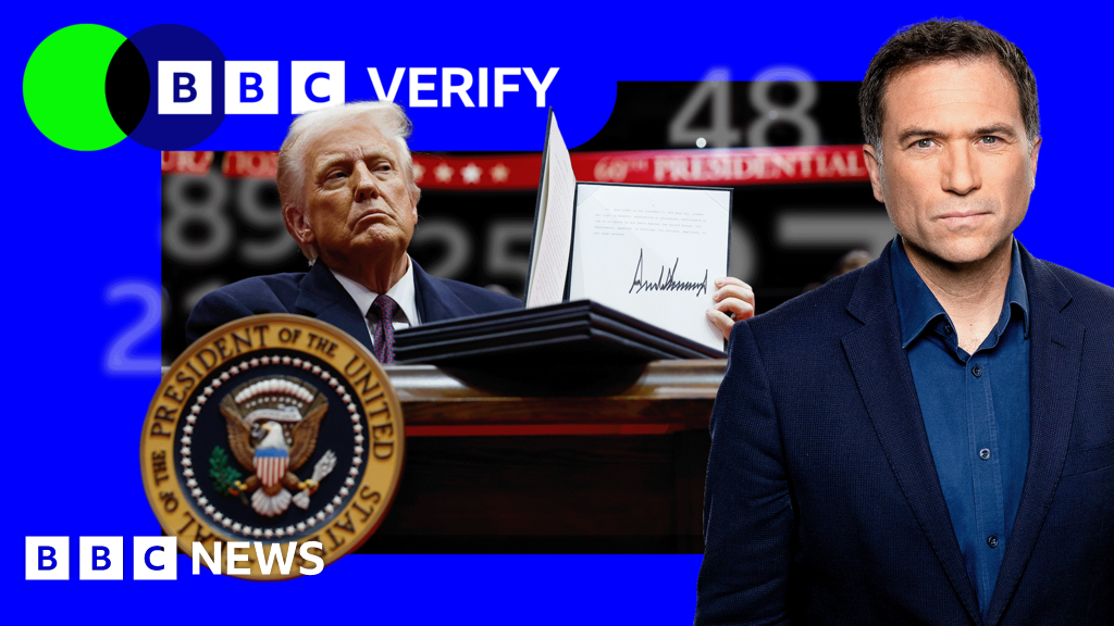 Ros Atkins on...President Trump's year in numbers