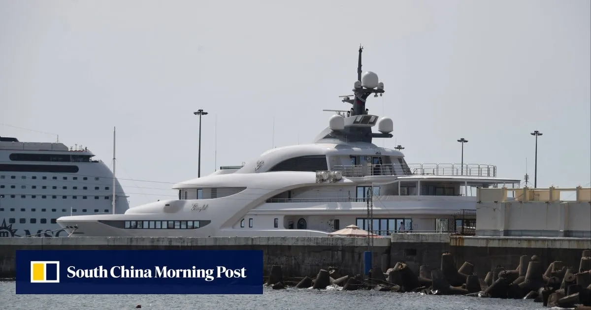 Putin superyacht ‘Graceful’ spotted on radar off Denmark