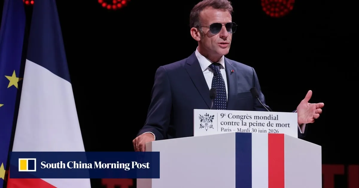 Macron warns against restarting death penalty debate as executions rise around the world
