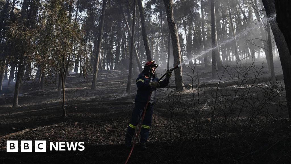 Firefighters struggle to contain deadly Greek wildfire