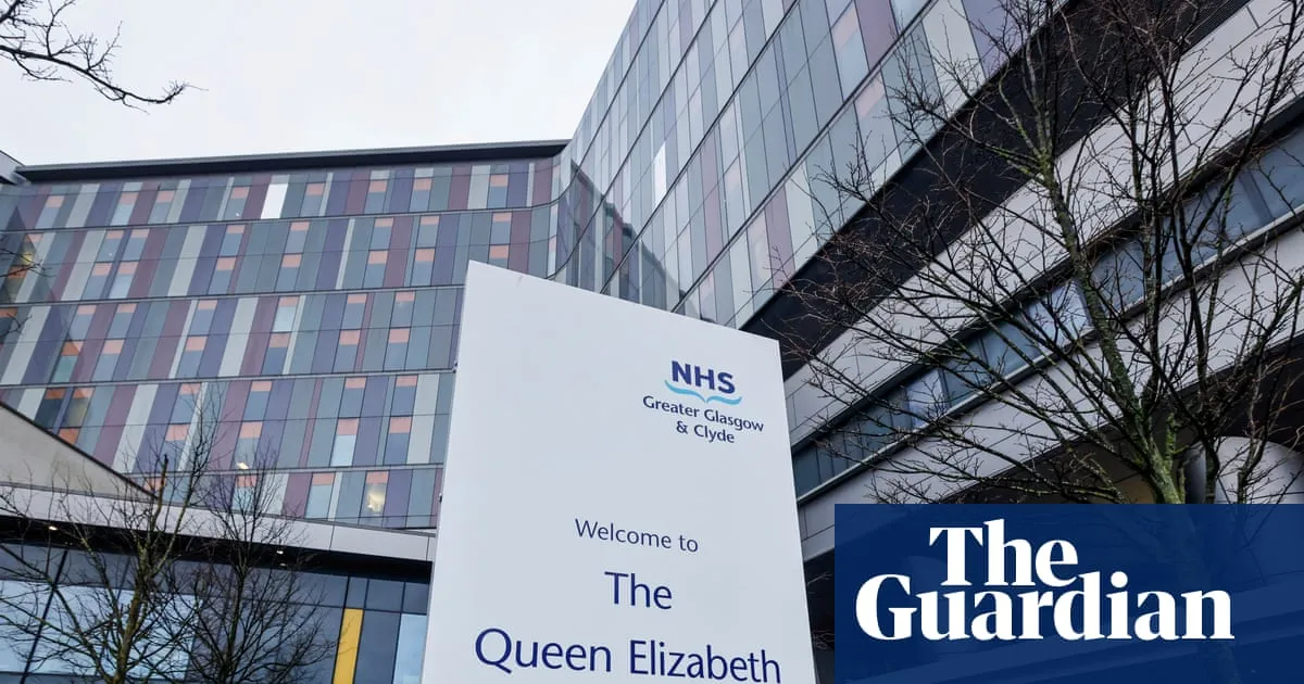 Patient being tested for Ebola virus at Glasgow hospital
