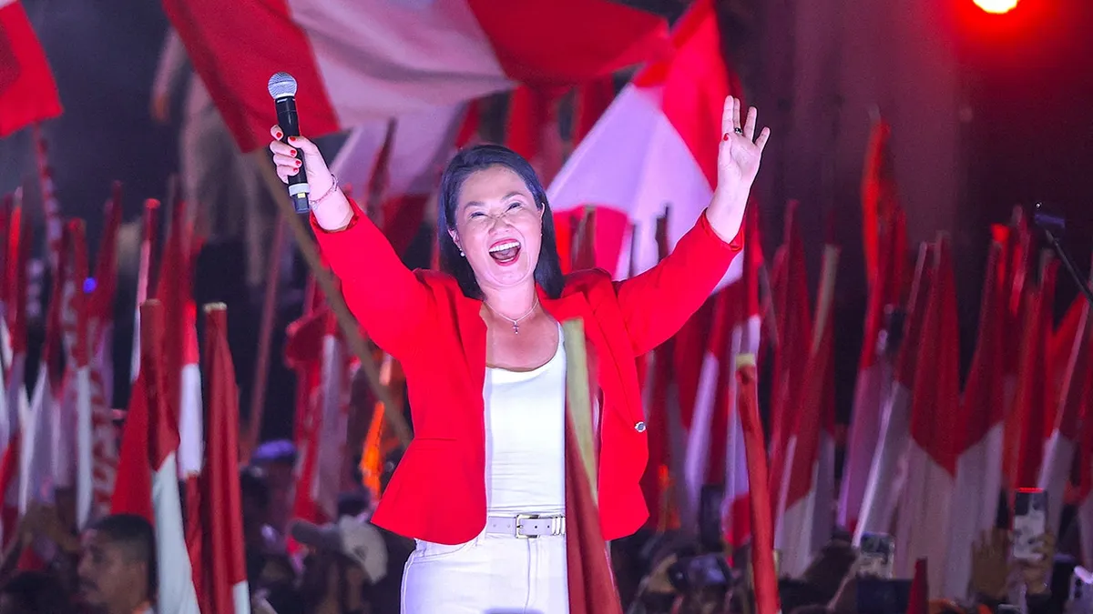 State Department congratulates Keiko Fujimori as Peru's president-elect following razor-thin vote count