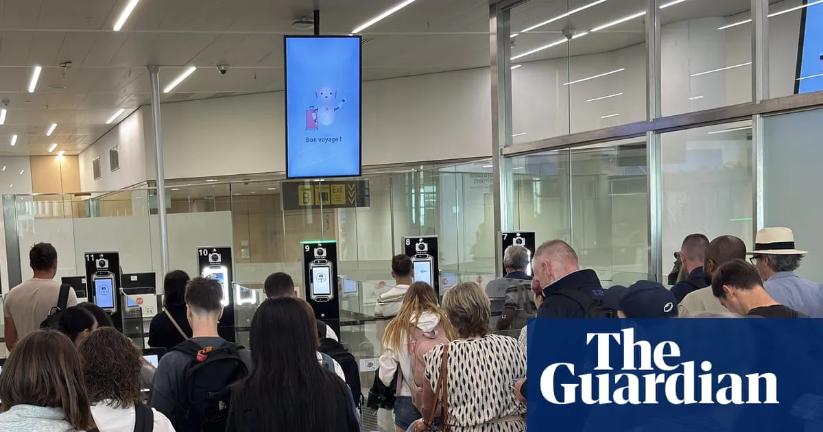 Call to suspend new EU border system in peak holiday period as planes leave half full