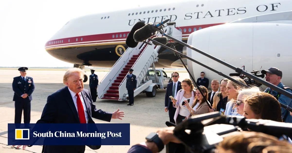 Trump takes first flight on new Air Force One, a gift from Qatar