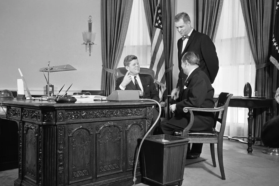Much more than a piece of furniture, the president’s Resolute Desk has echoed through history