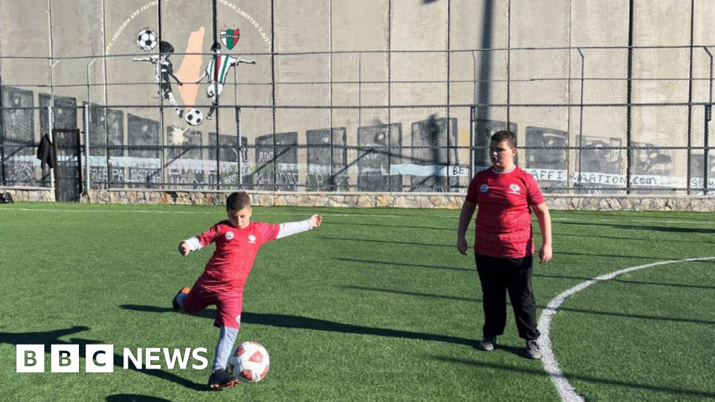 Palestinian children's football pitch faces Israeli demolition ultimatum