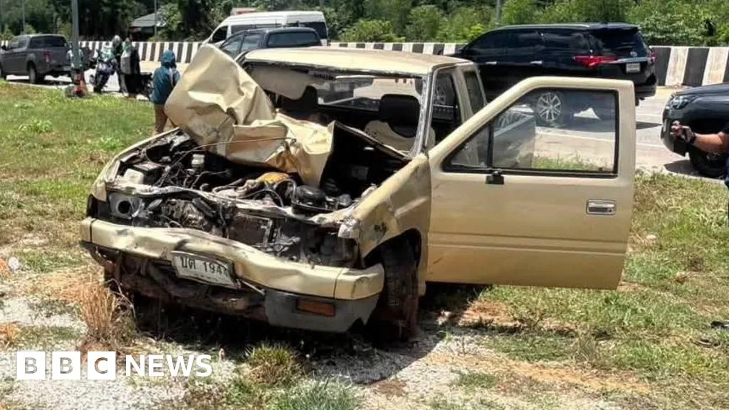 Nine Thai monks killed after 11-year-old driver collides with procession