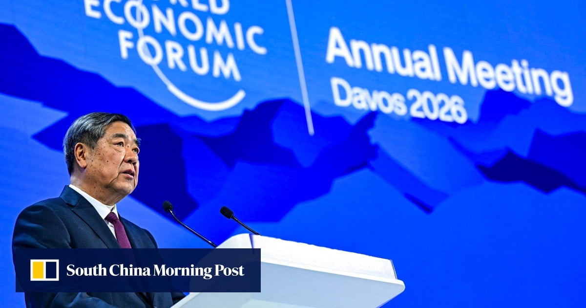 China’s He Lifeng warns against ‘law of the jungle’ at Davos as Trump roils Europe
