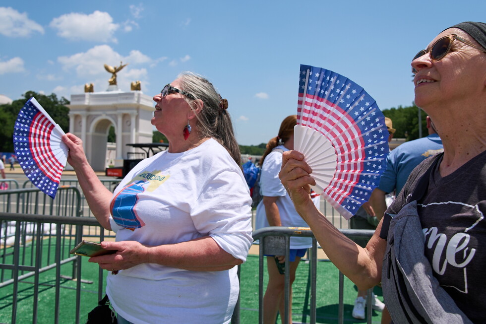 Finding freedom from the heat on July 4th will be a challenge in eastern US