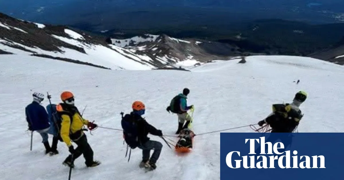 Novice climber rescued after surviving 1,500ft fall down California mountain