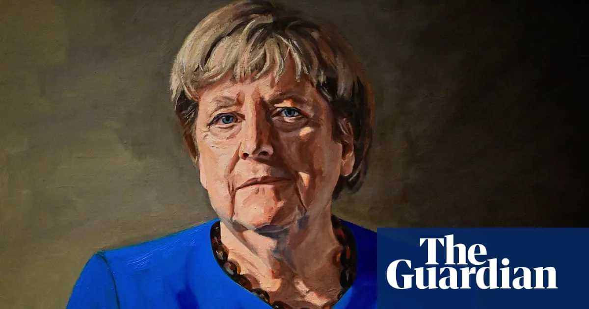 Portrait of Angela Merkel unveiled at museum in Berlin