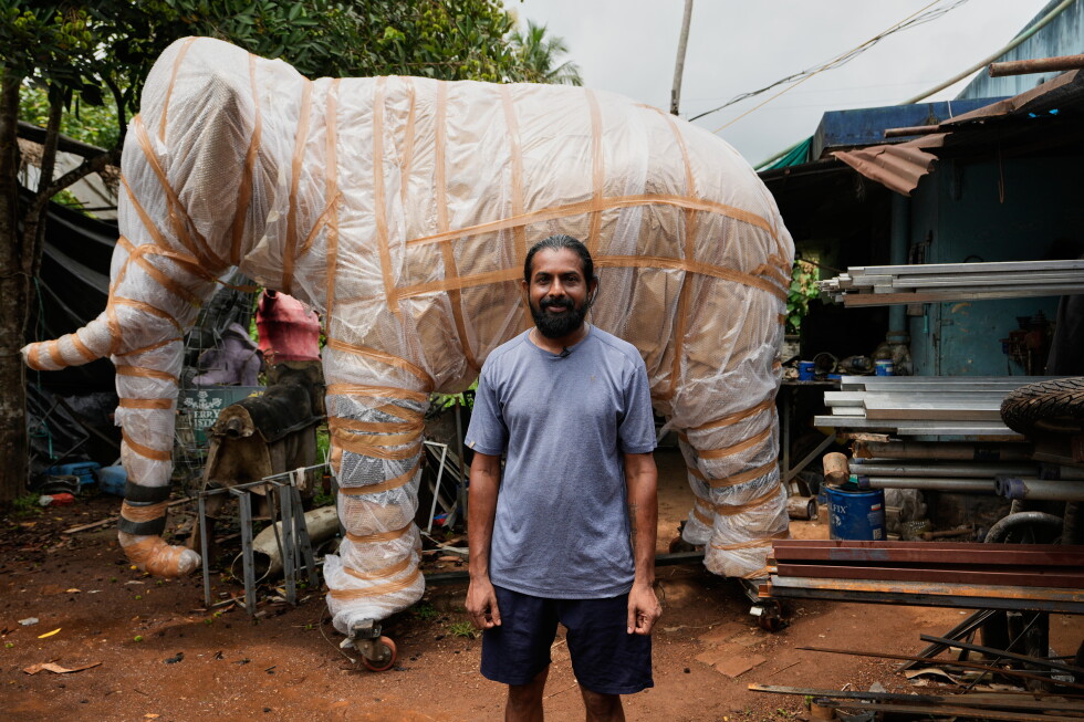 Robotic elephants draw crowds and controversy in some of India’s Hindu temples