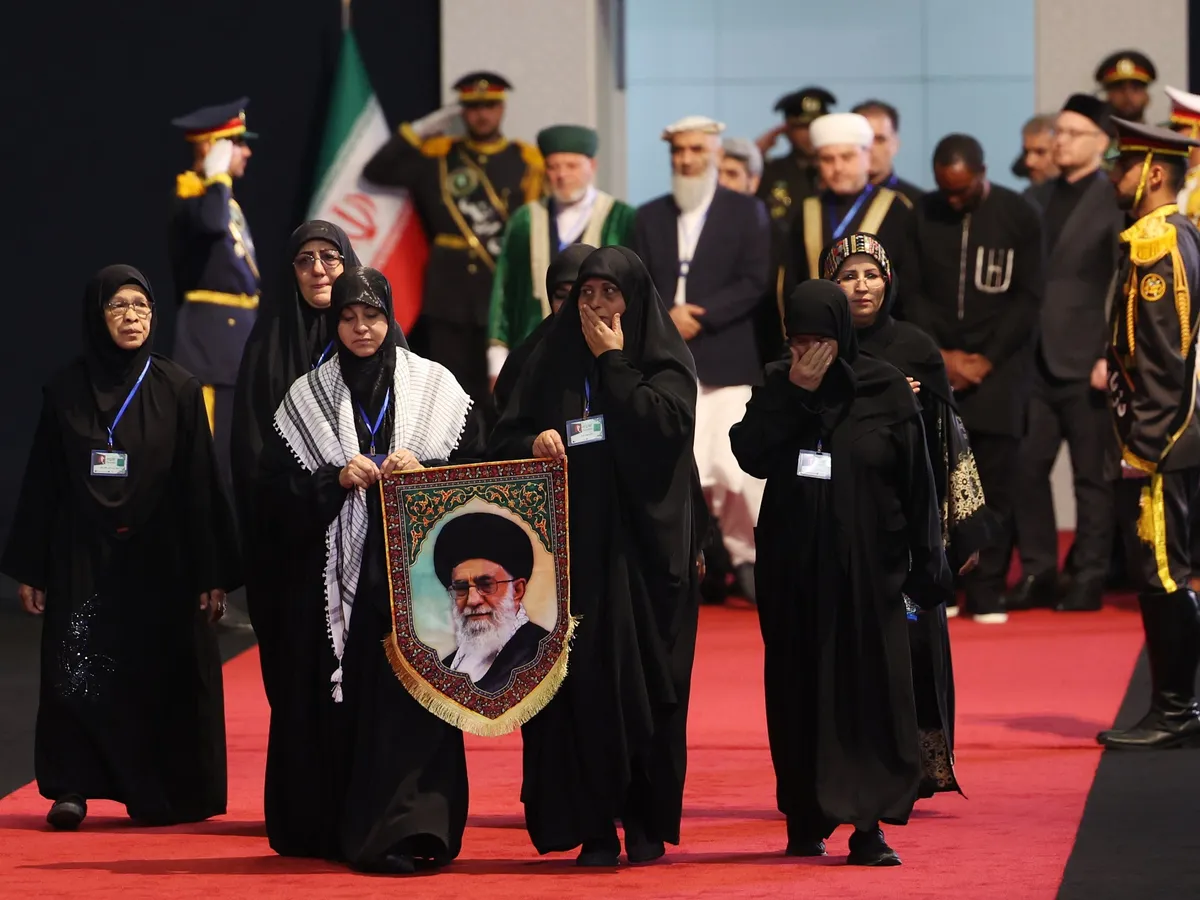 Mourners pay respects as Iran’s slain leader Ali Khamenei lies in state