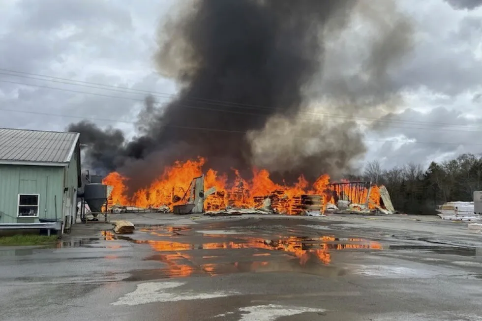 The co-owner of a Maine lumber mill has died of injuries from the mill fire and explosion