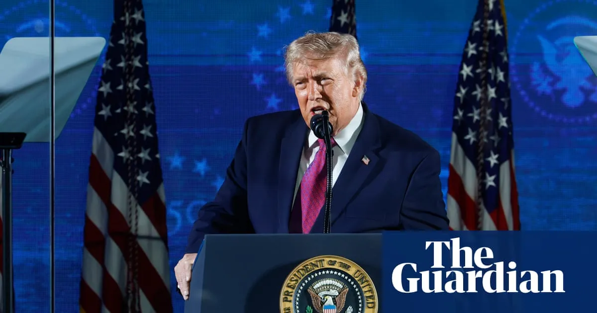 Trump launches America’s 250th birthday celebrations with partisan attack