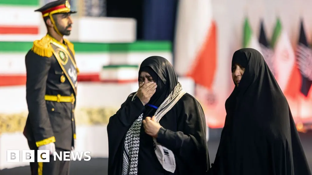 Large crowds gather in Tehran on first day of Ayatollah Khamenei's funeral