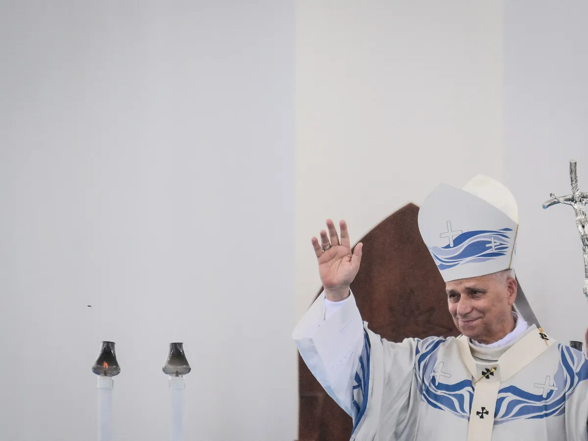 Pope Leo urges migrant protection, integration on visit to Lampedusa