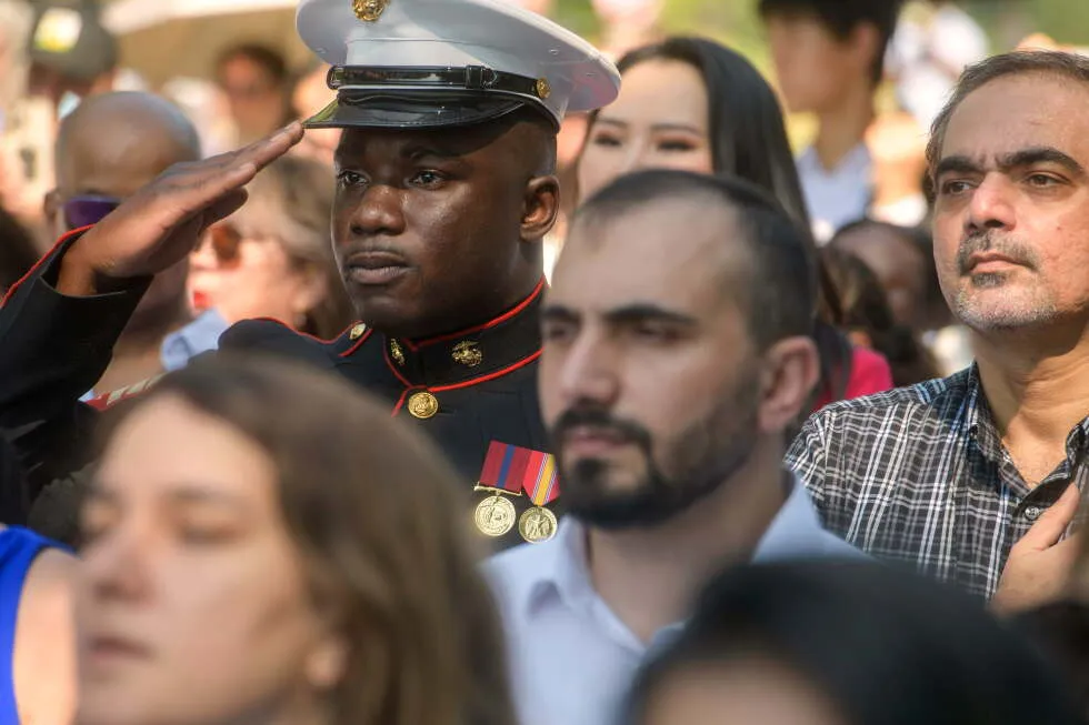 150 people from 50 countries become US citizens at Mount Vernon on America’s 250th birthday