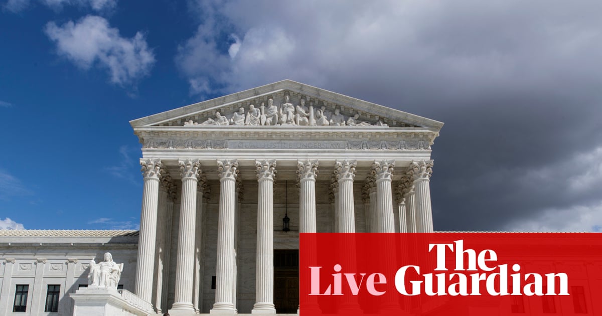 US supreme court set to release more rulings as Trump tariffs decision looms – live