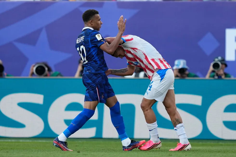Paraguay gets physical in a heated World Cup loss to France in steamy Philadelphia