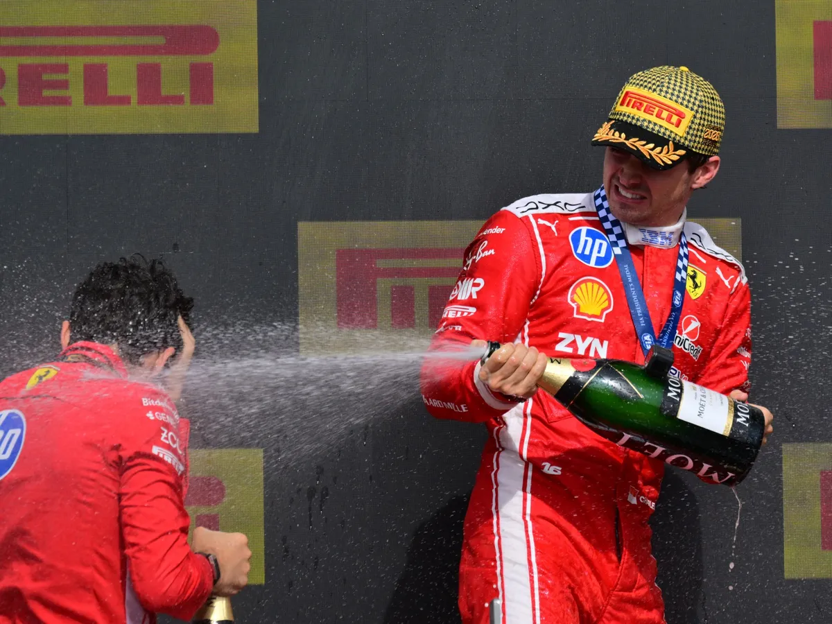 Charles Leclerc wins F1 British Grand Prix behind safety car
