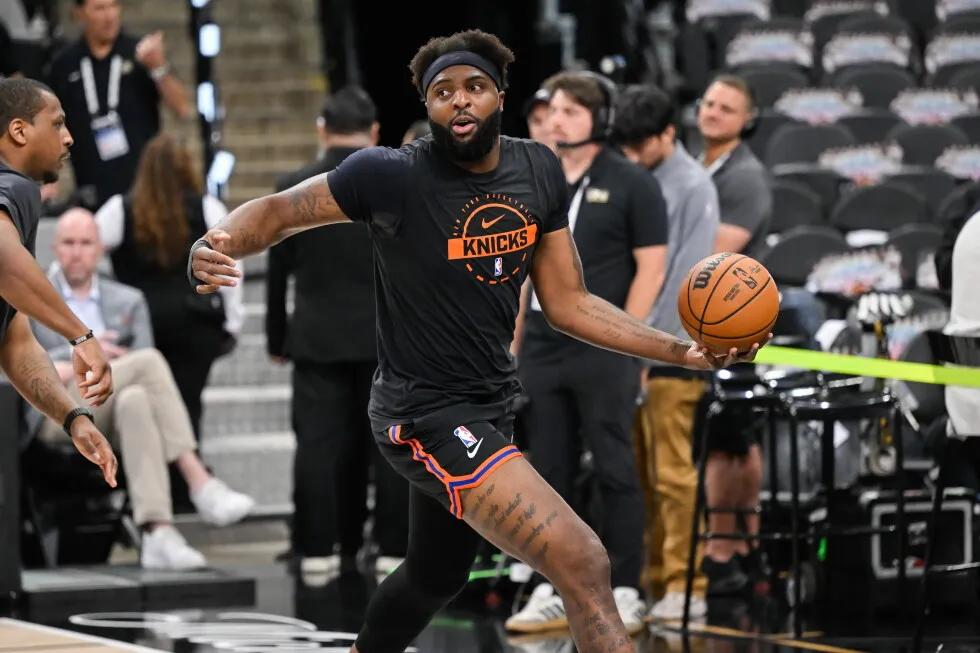 Mitchell Robinson says injury before NBA Finals came from hitting truck amid concern for his brother