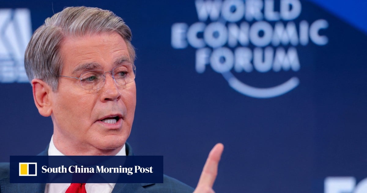 Bessent meets China’s He Lifeng in Davos, praises trade progress on soybeans, rare earths