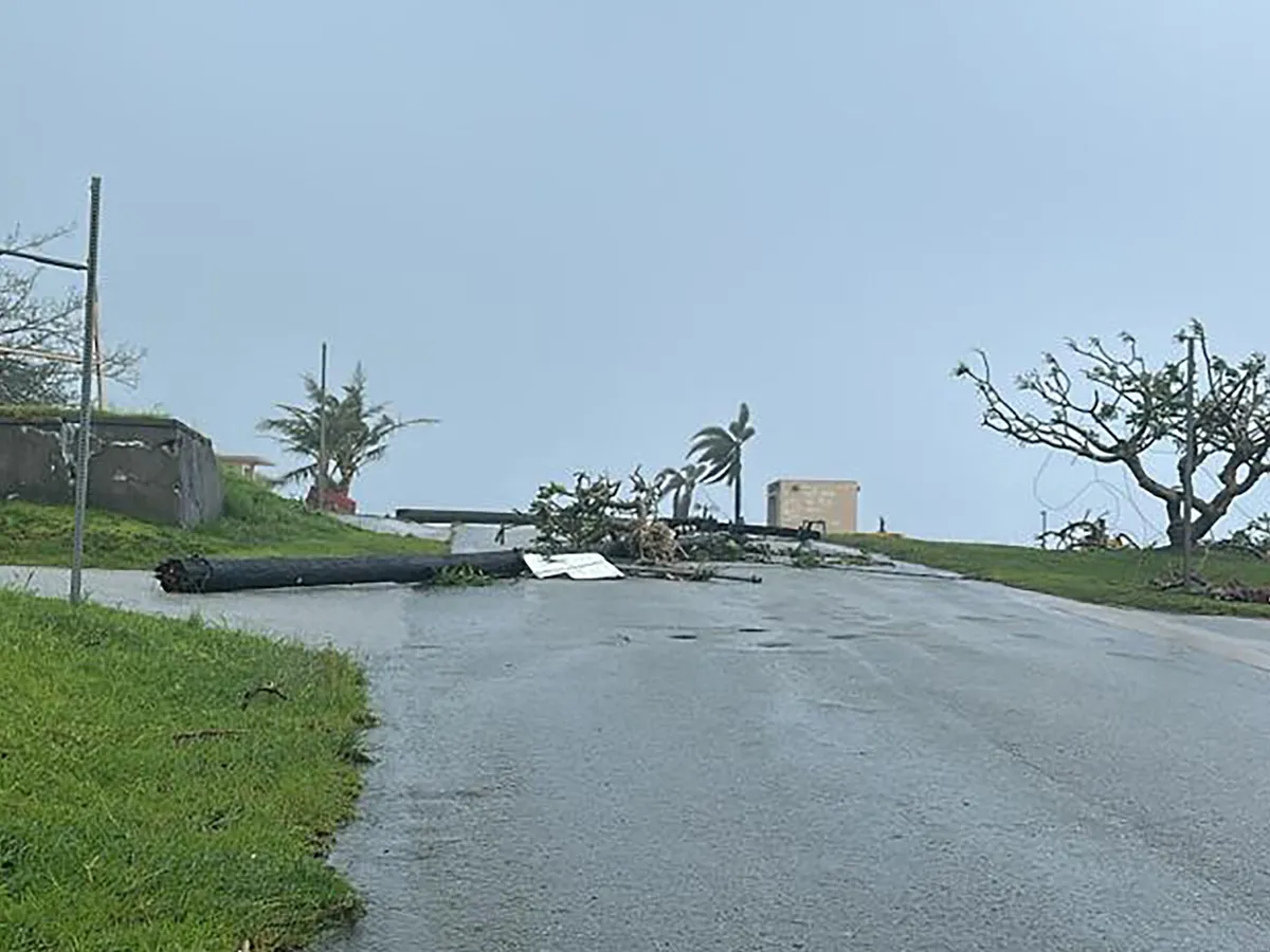 Super Typhoon Bavi makes landfall on US Pacific islands