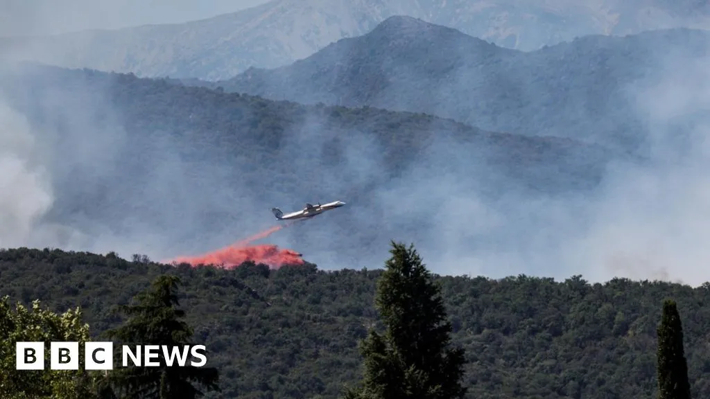 Wildfire in southern France forces evacuation of 10,000 people