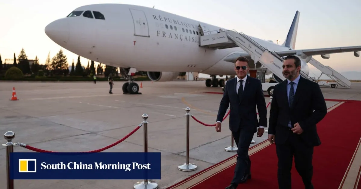 France’s Macron in Syria on first post-Assad visit by a Western leader
