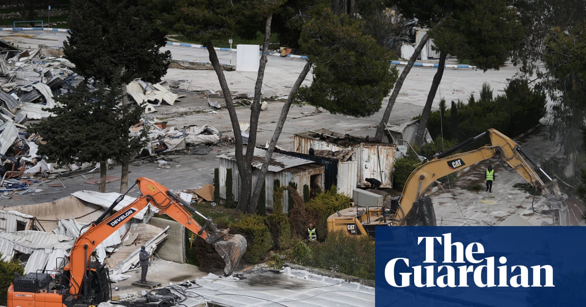 Israel bulldozes Unrwa headquarters in East Jerusalem