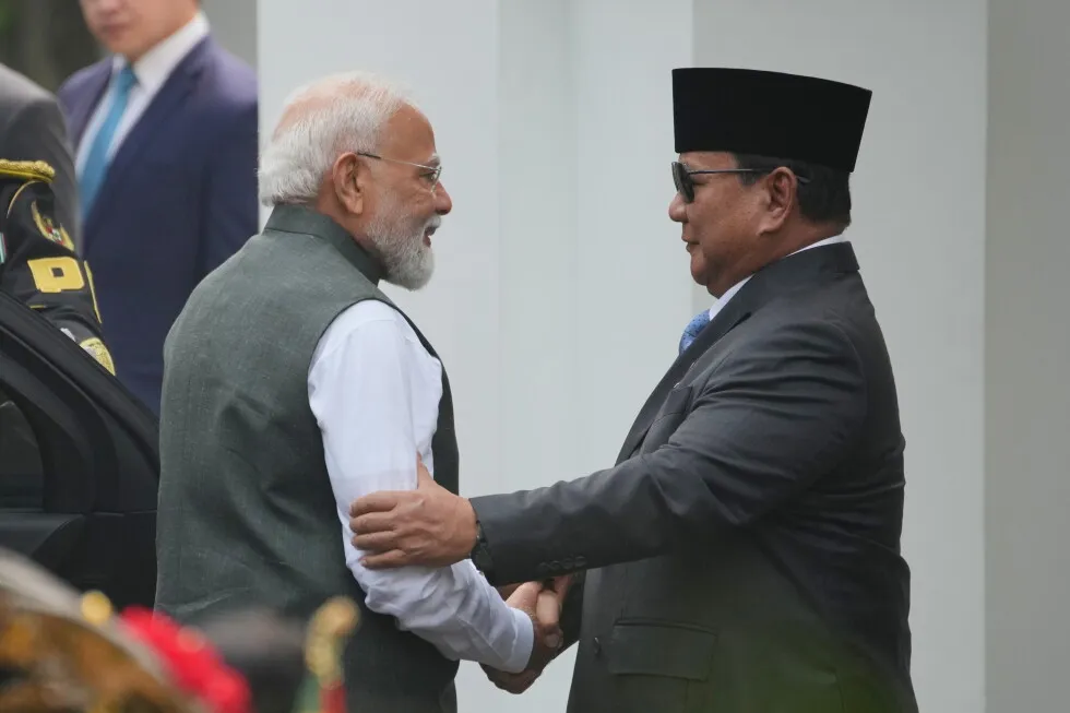 Indonesia’s Prabowo and India’s Modi meet to discuss expanding economic and defense ties