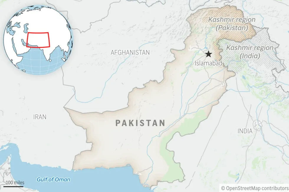 Militants kill 9 police officers in attack on post in southwest Pakistan