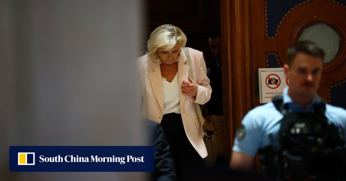French court opens door to Le Pen presidential run, with ankle tag