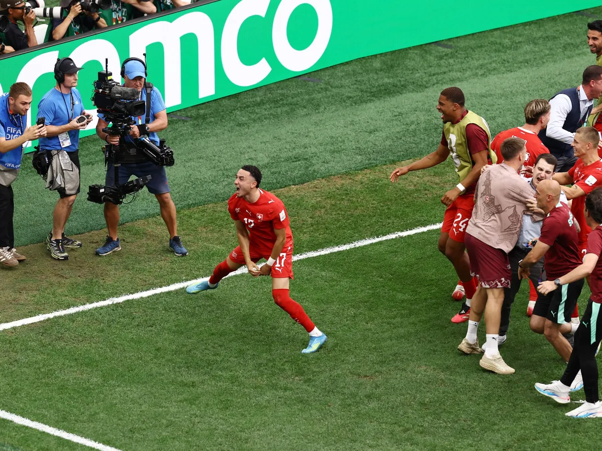 Switzerland face Argentina in World Cup quarterfinal after beating Colombia