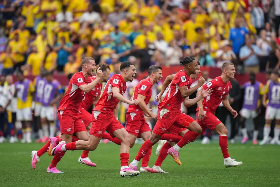Ruben Vargas sends Switzerland to the World Cup quarterfinals in shootout win over Colombia