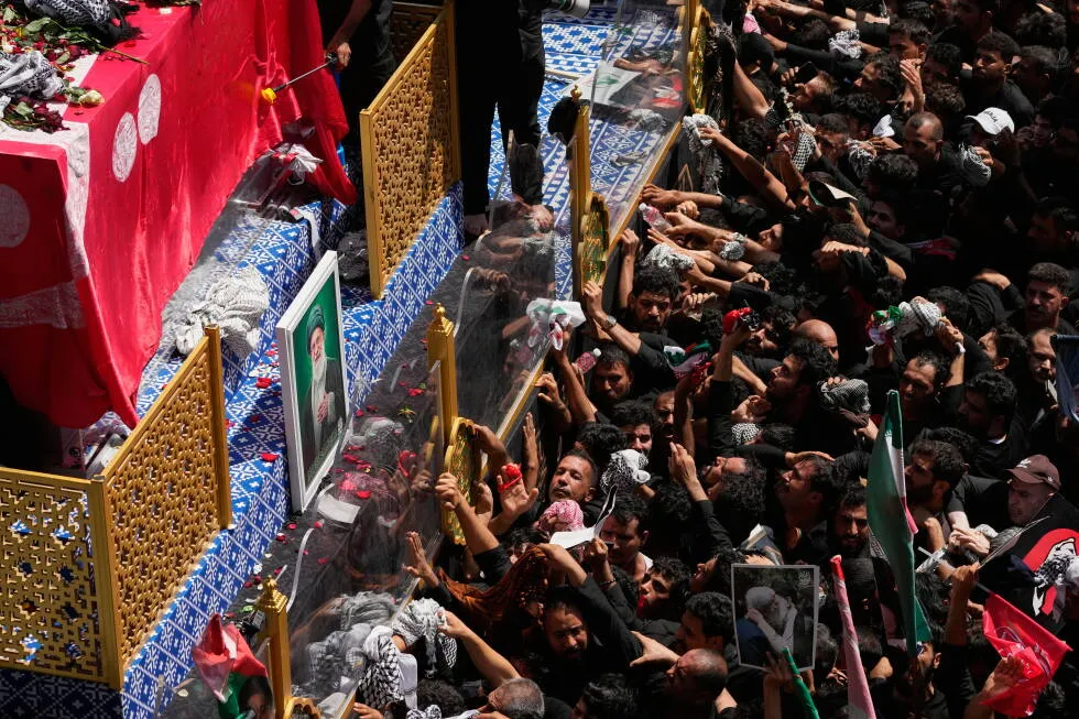 Funeral prayers in Iraq for Iranian supreme leader commence after body arrives in holy city