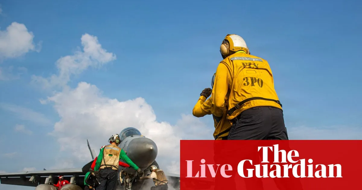US military launches fresh strikes on Iran – Middle East crisis live