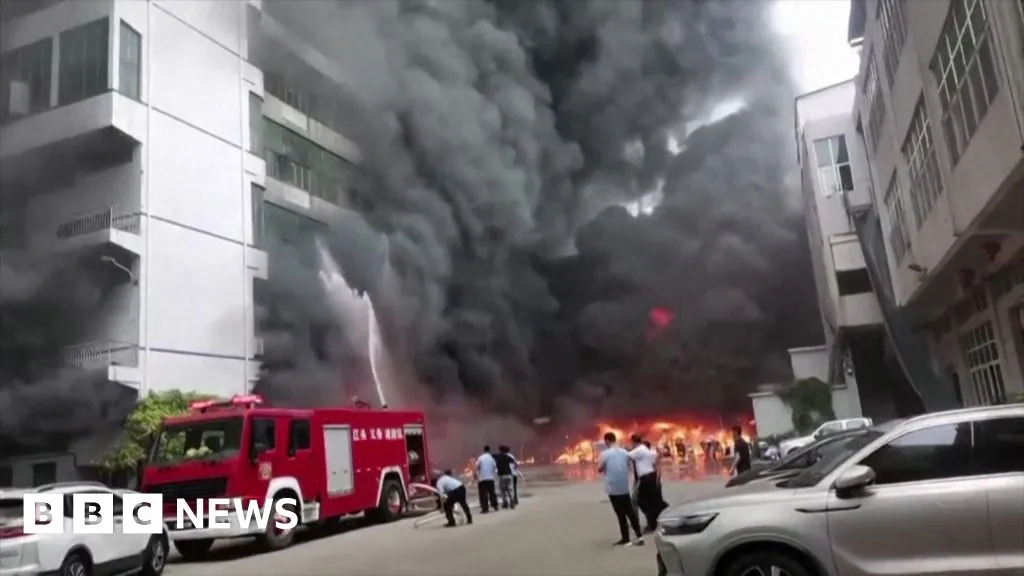 Factory fire kills at least 28 in China's 'shoe capital'