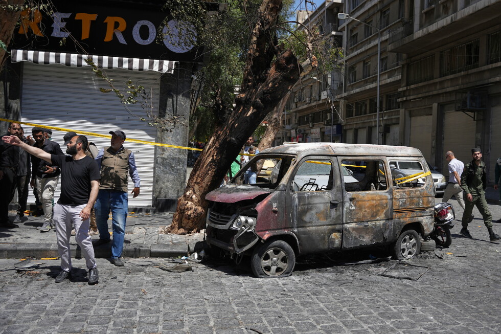 Syria says it arrested suspects behind the Damascus bombings during Macron’s visit